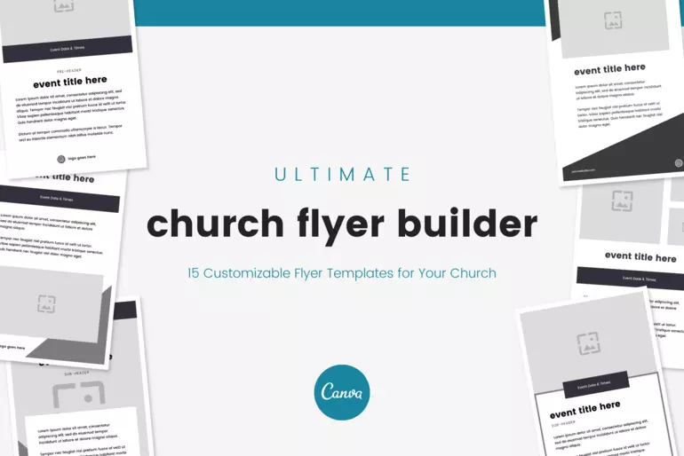 Church Canva Templates - Flyer Builder